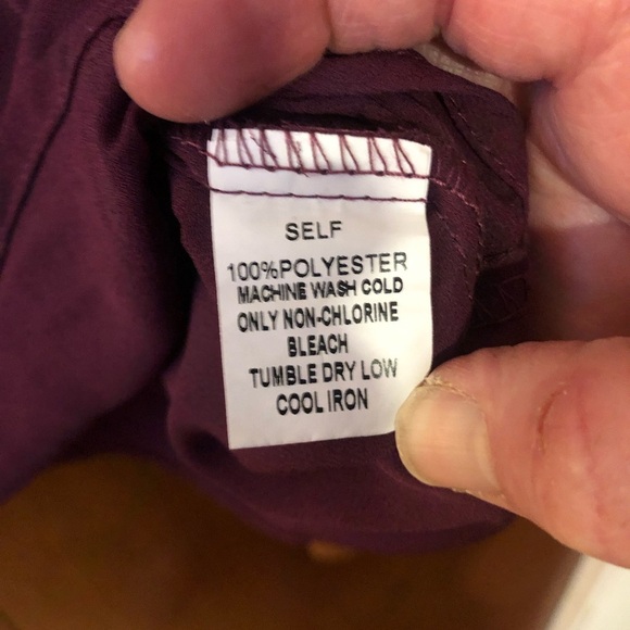 PAPERMOON Women’s Cutout Tank Top Deep Purple Lightweight Size M - Picture 6 of 8